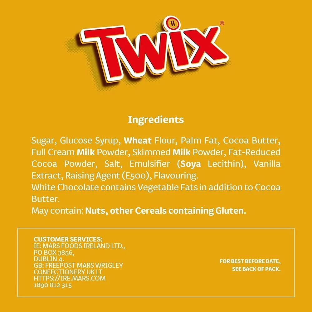 Mars Twix Twin Bar, 50 G – Pack of 25 - Image 4