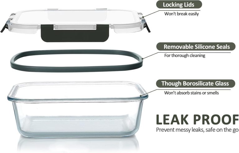 đ§ 24-Piece Glass Food Storage Set â Airtight, Oven & Microwave Safe - Image 2