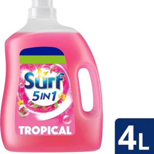 Surf Liquid Washing Detergent Tropical 80 w 4 L