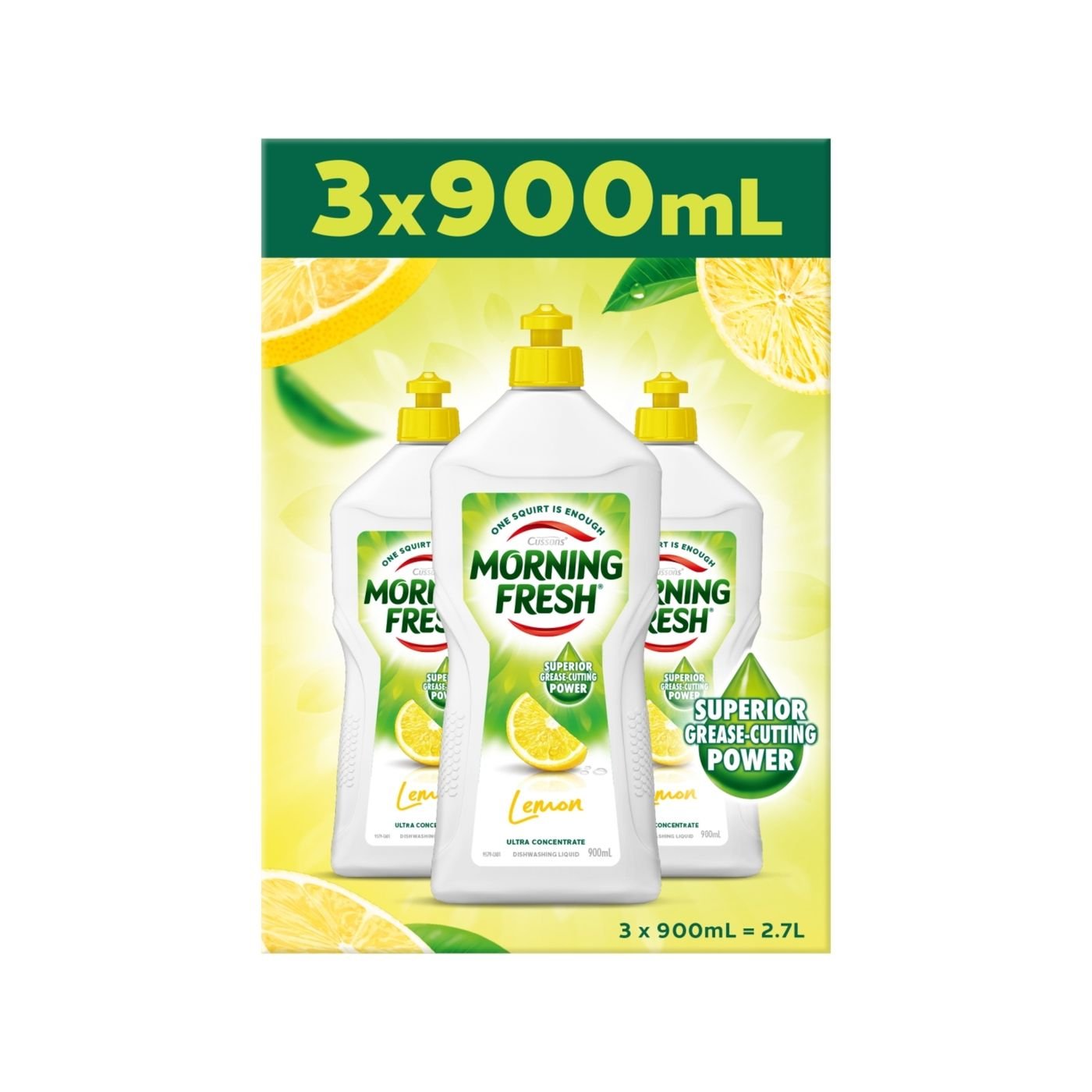 Morning Fresh Dishwashing Liquid Lemon 900mL
